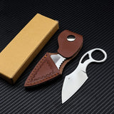 knife with leather case