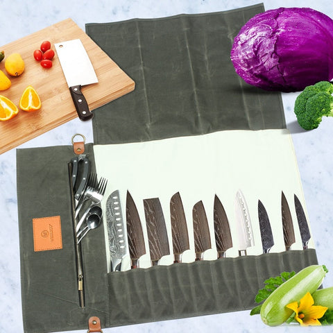 Canvas Chef Knife Bags