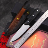 Steak knife + leather case